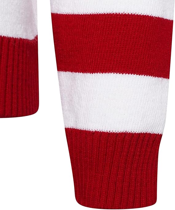 Festive Red and Green Elf Stripes