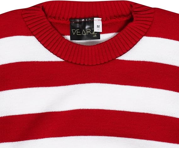 Festive Red and Green Elf Stripes