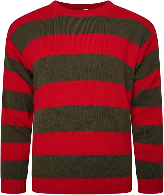 Festive Red and Green Elf Stripes