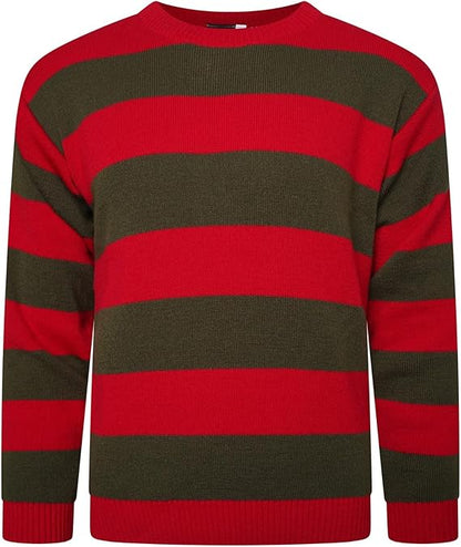 Festive Red and Green Elf Stripes