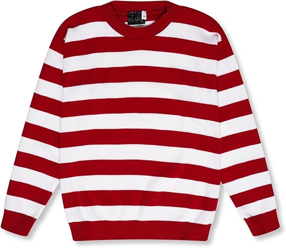 Festive Red and Green Elf Stripes