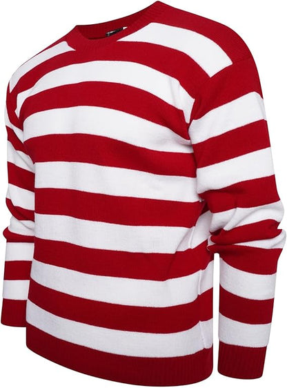Festive Red and Green Elf Stripes