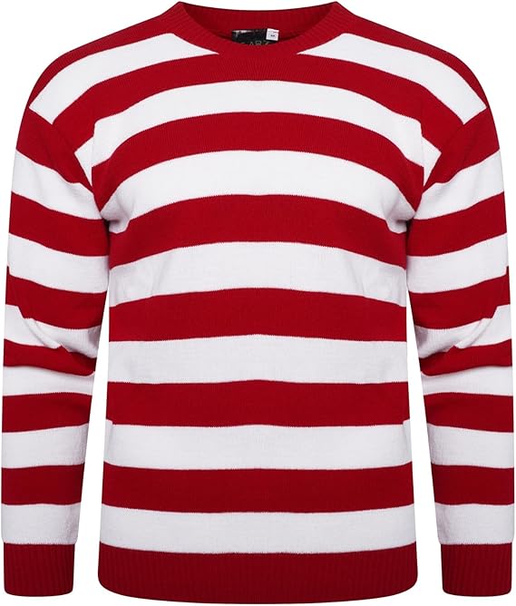 Festive Red and Green Elf Stripes