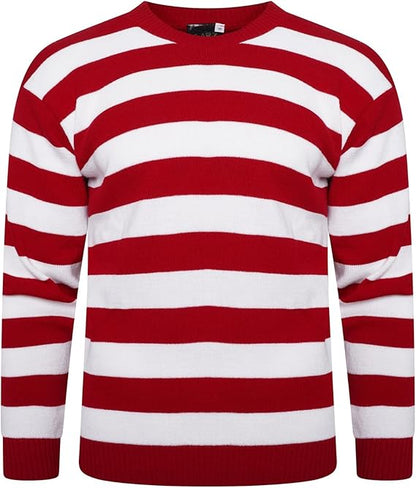 Festive Red and Green Elf Stripes