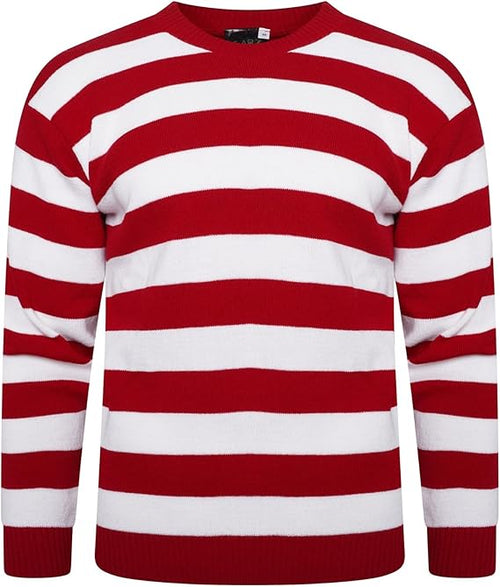 Festive Red and Green Elf Stripes