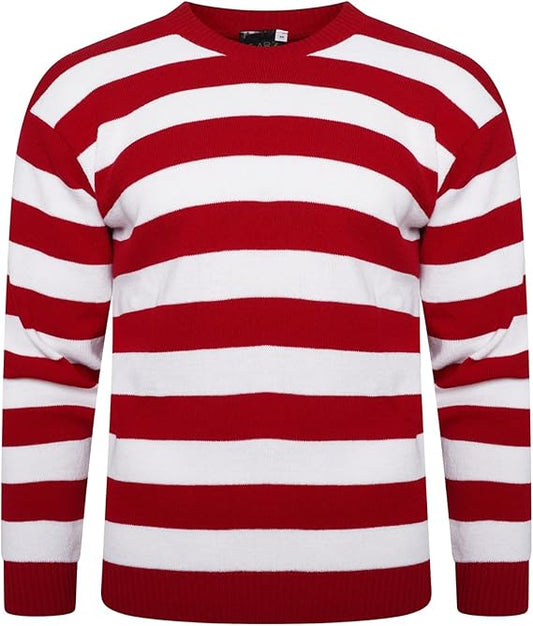 Festive Red and Green Elf Stripes