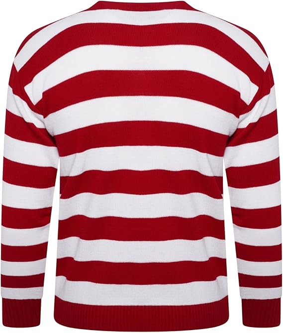 Festive Red and Green Elf Stripes