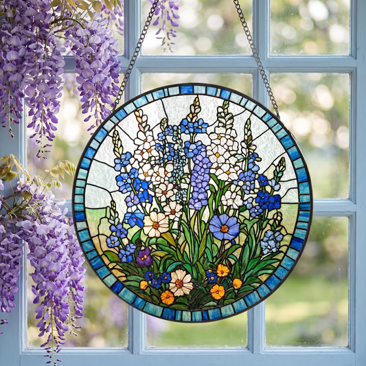 Radiant Bloom Ethereal Crystal Window Treasure