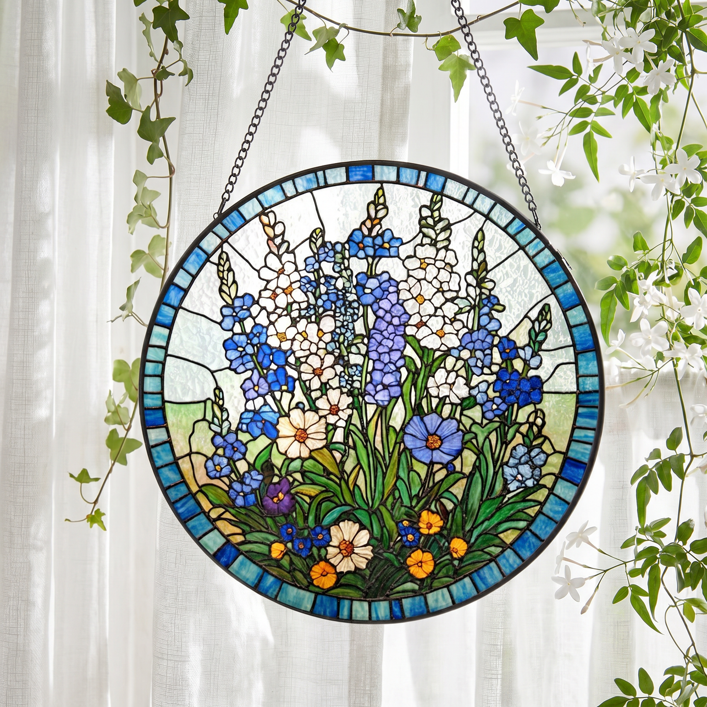 Radiant Bloom Ethereal Crystal Window Treasure