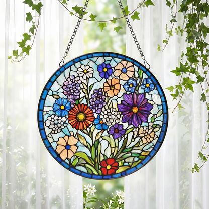 Radiant Bloom Ethereal Crystal Window Treasure