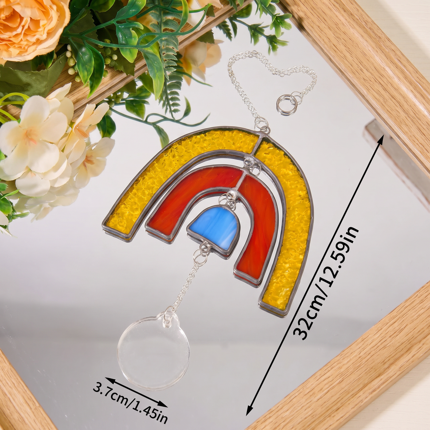 Premium Stained Glass Pet Tribute Suncatcher
