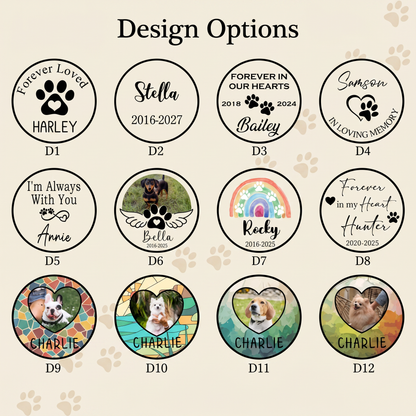 Premium Stained Glass Pet Tribute Suncatcher