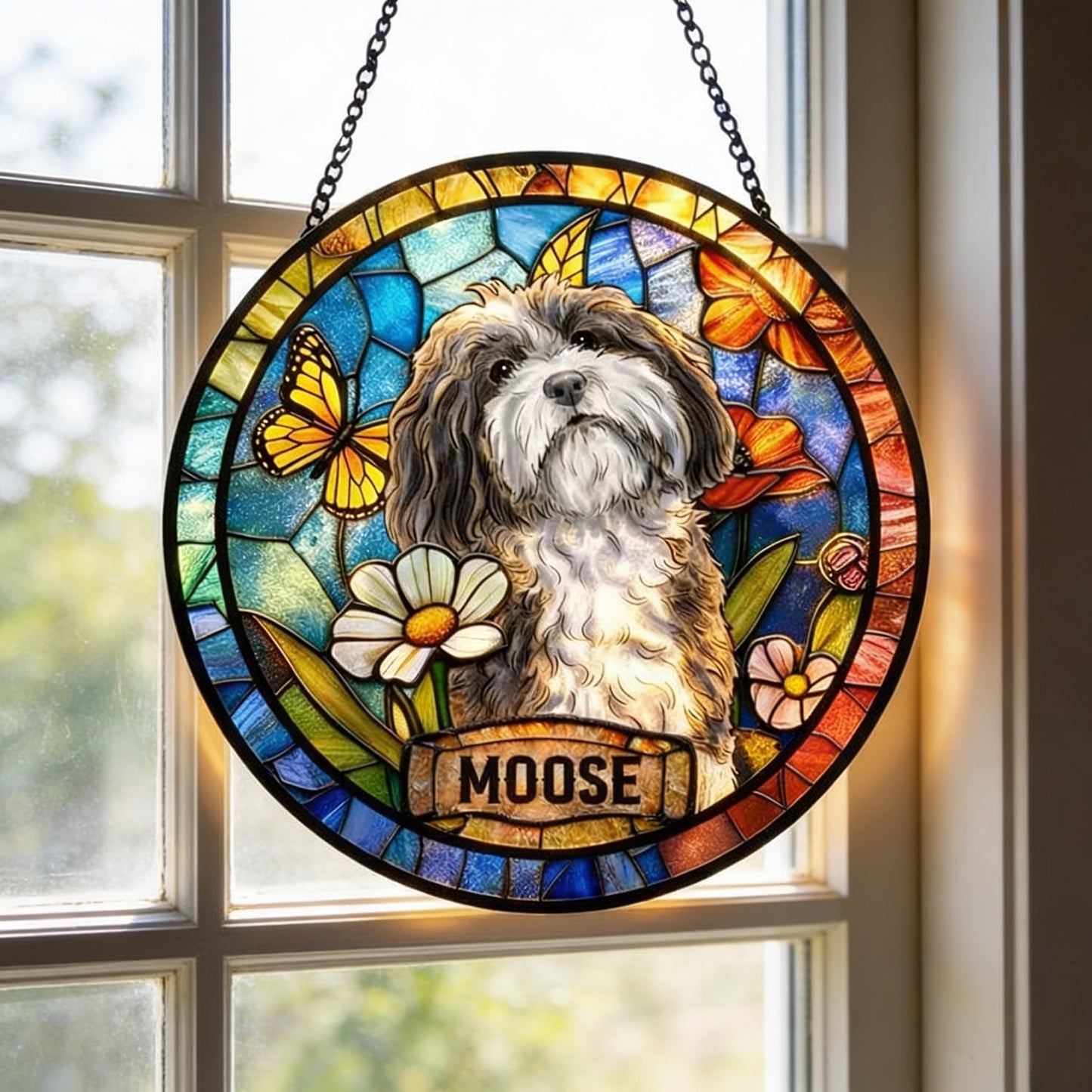 Majestic Custom Stained Glass Pet Legacy Art
