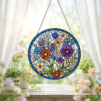 Radiant Bloom Ethereal Crystal Window Treasure