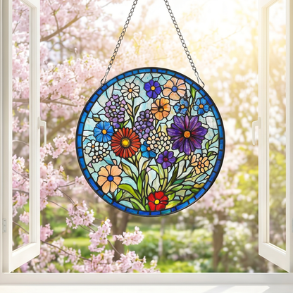 Radiant Bloom Ethereal Crystal Window Treasure
