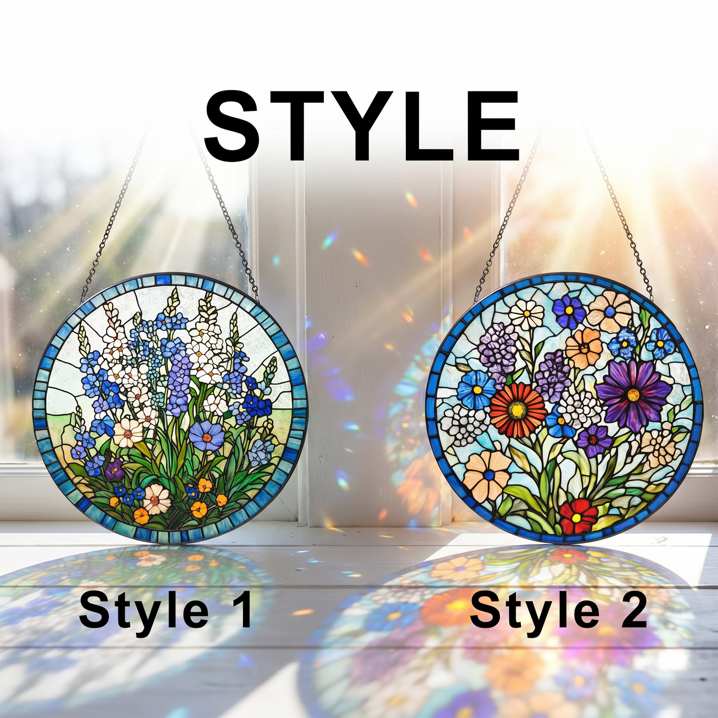 Radiant Bloom Ethereal Crystal Window Treasure