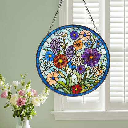 Radiant Bloom Ethereal Crystal Window Treasure