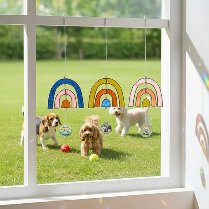 Premium Stained Glass Pet Tribute Suncatcher