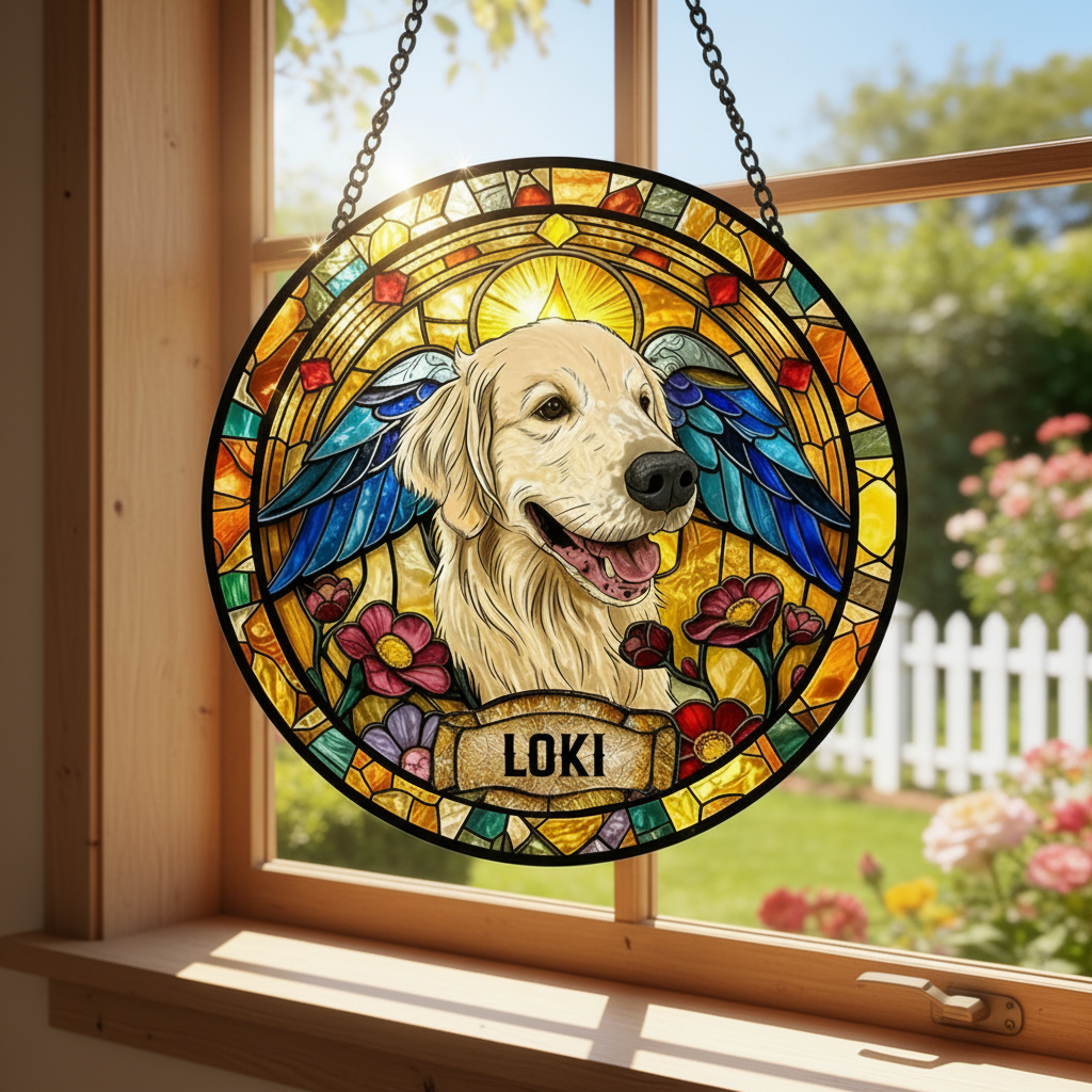 Majestic Custom Stained Glass Pet Legacy Art