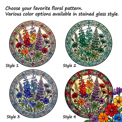 Enchanting Personalized Garden Vista Window Art